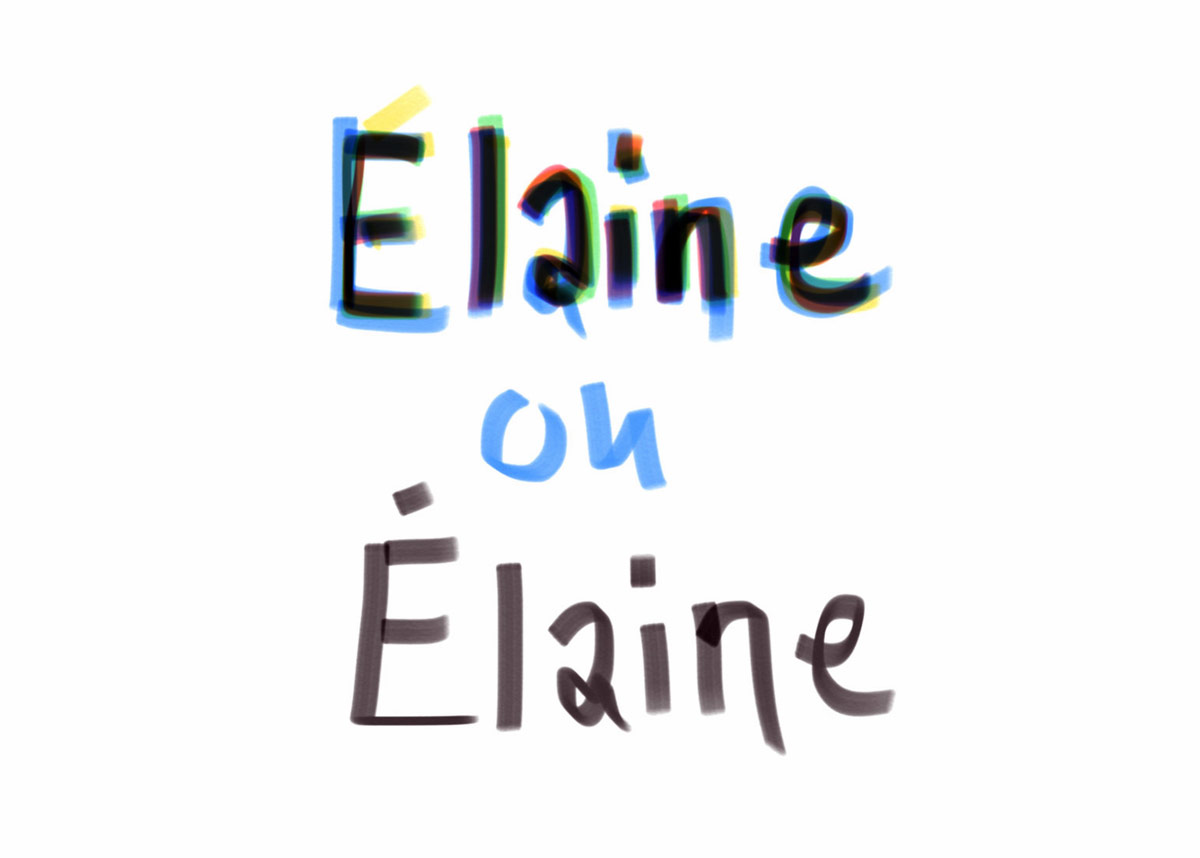 Der Tank des Institut Kunst Gender Natur Élaine ou Élaine